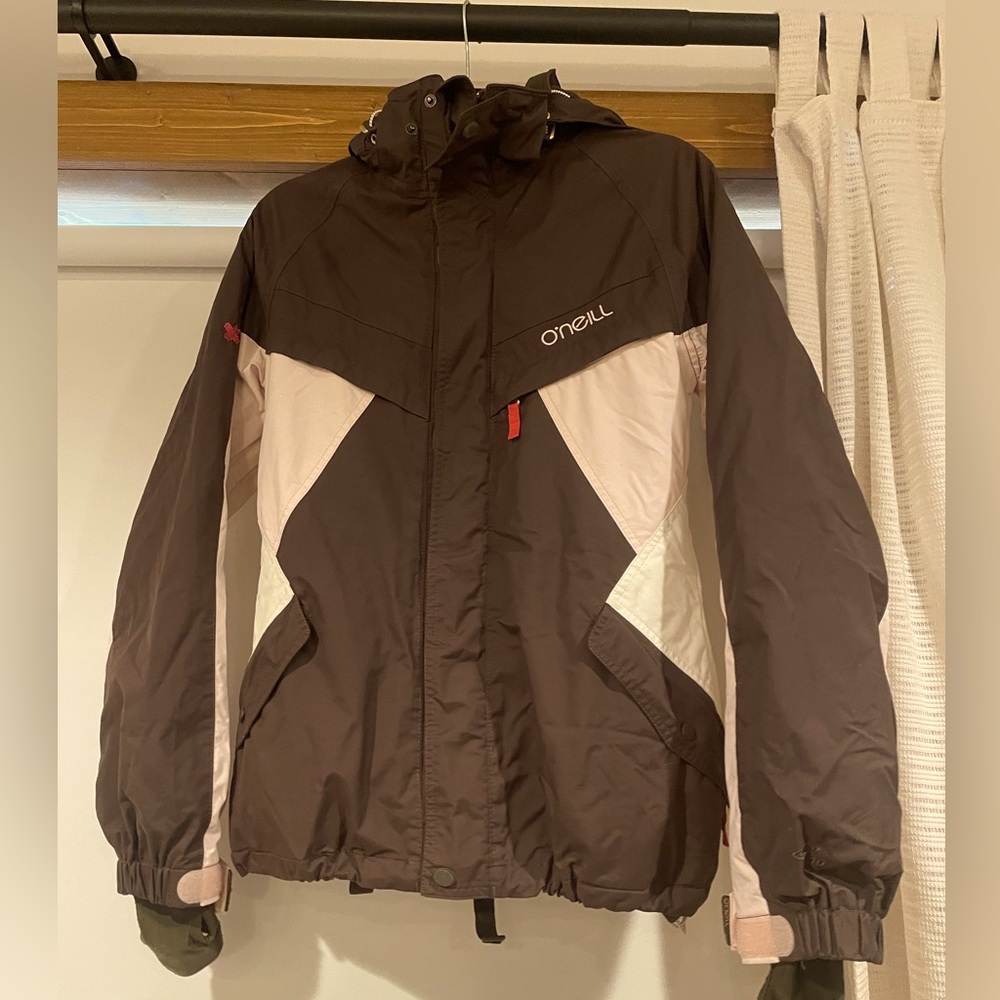 Vintage O'Neill Freedom Series Brown/Pink Ski/Snow/Winter Jacket, Women's Medium
